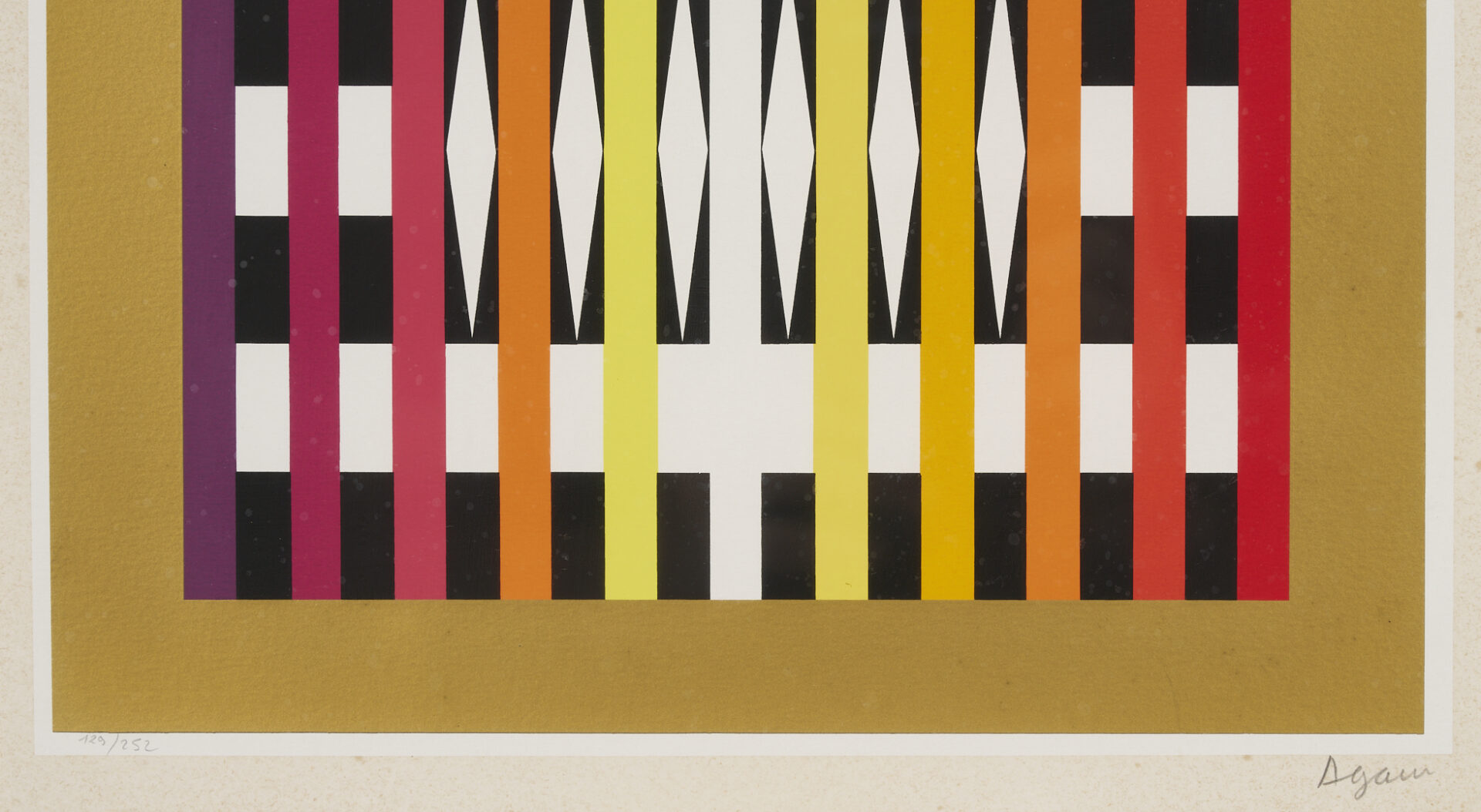 Lot 736: 2 Yaacov Agam Signed Serigraphs