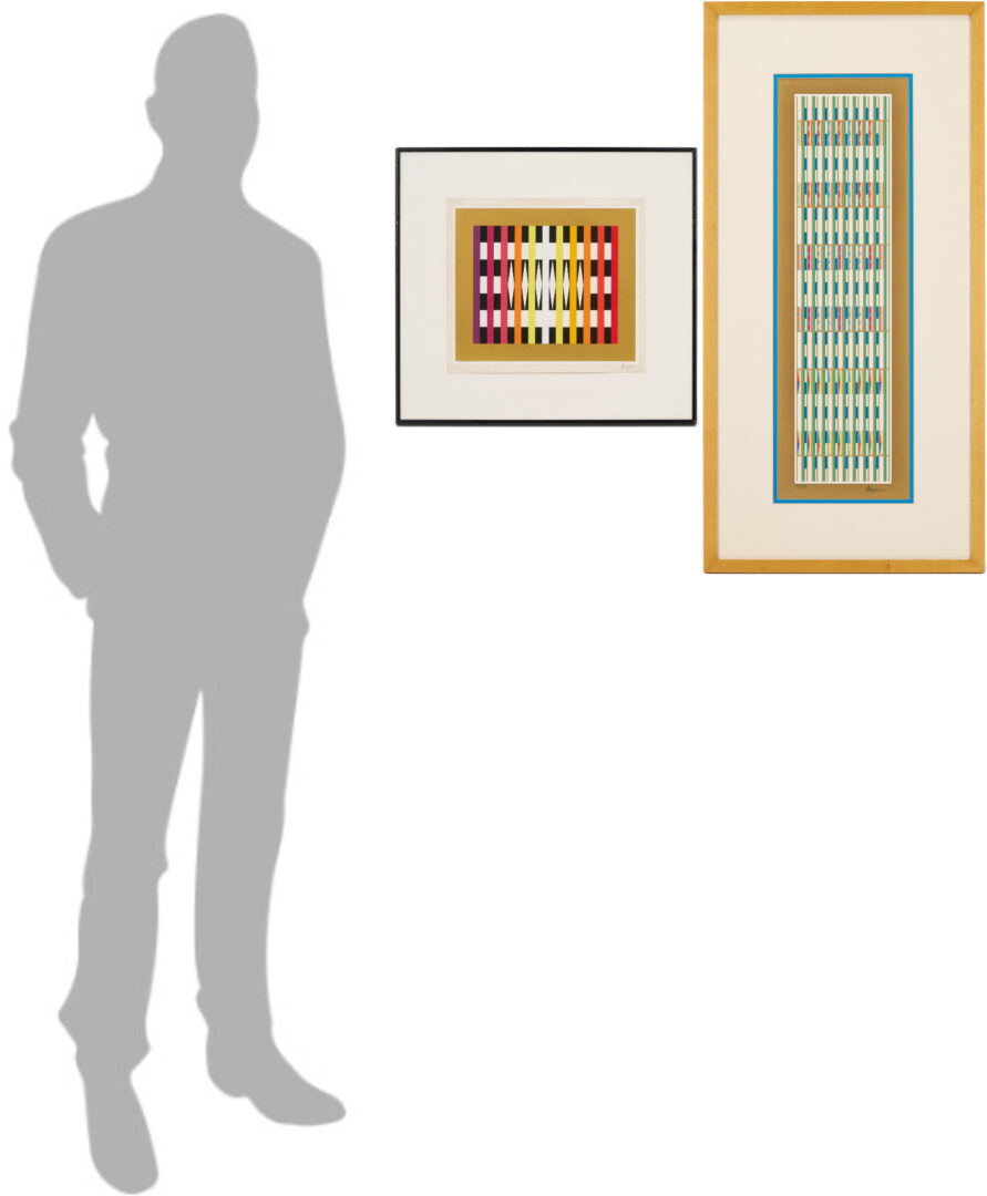 Lot 736: 2 Yaacov Agam Signed Serigraphs