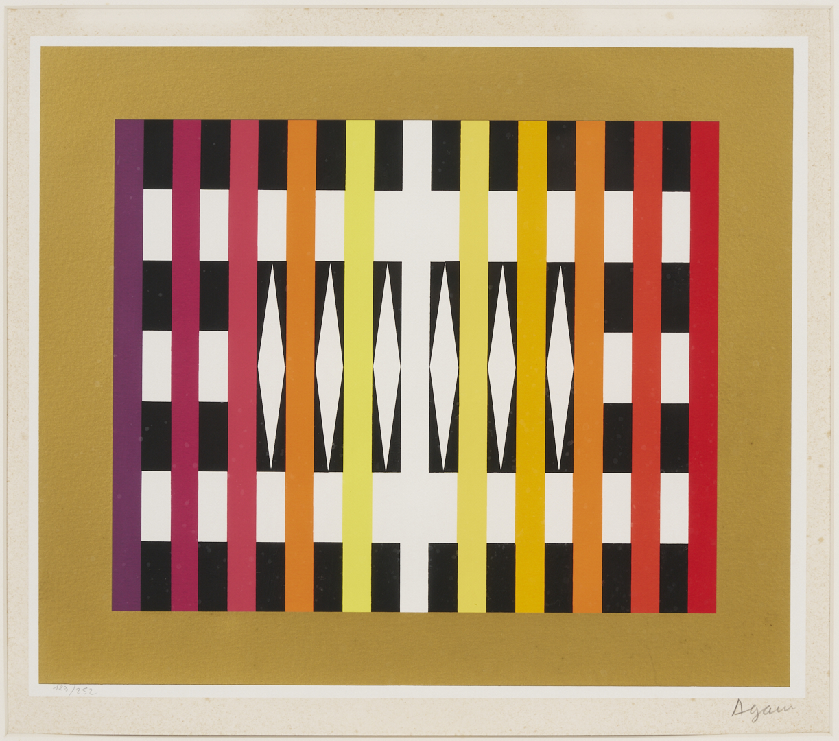 Lot 736: 2 Yaacov Agam Signed Serigraphs