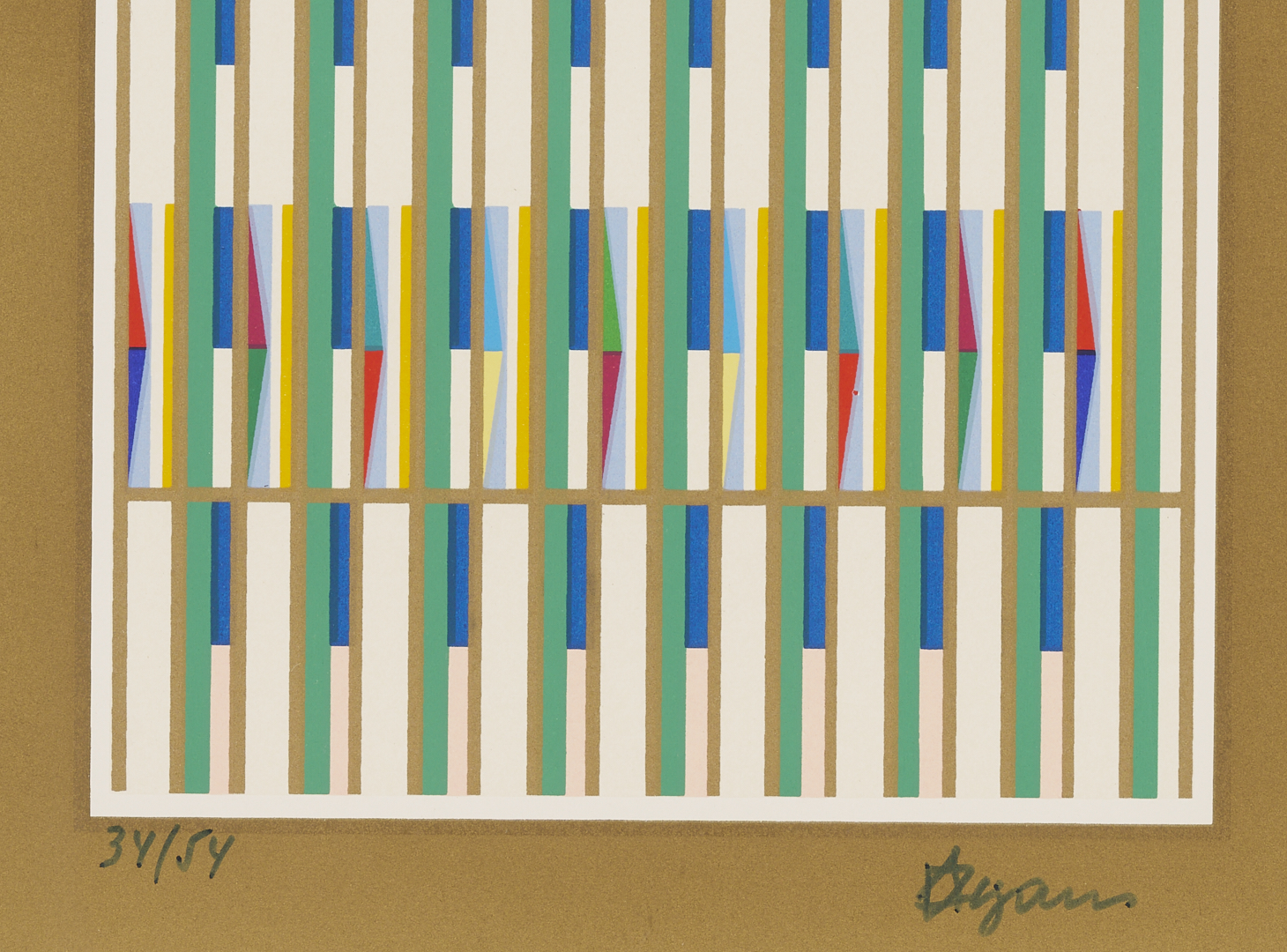 Lot 736: 2 Yaacov Agam Signed Serigraphs