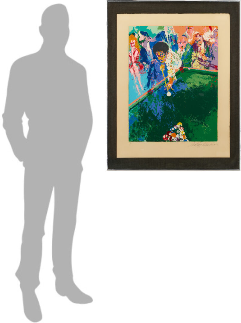 Lot 737: LeRoy Neiman Signed Serigraph, Black Break