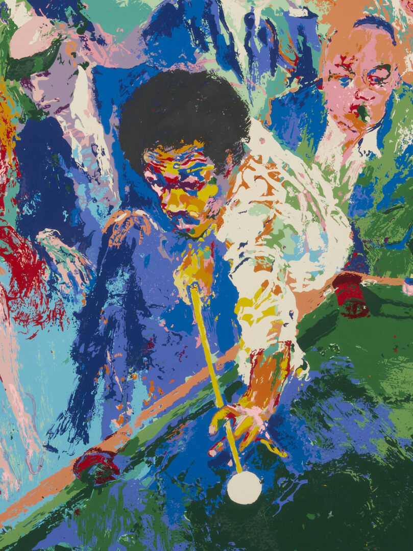 Lot 737: LeRoy Neiman Signed Serigraph, Black Break
