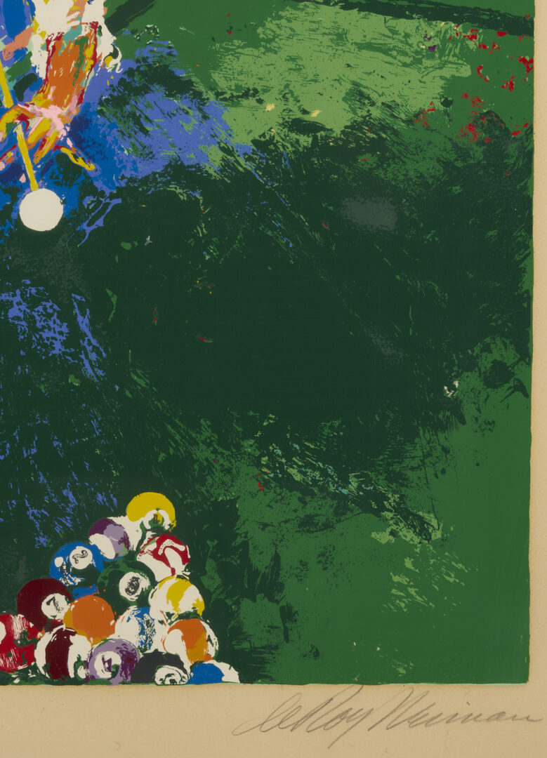 Lot 737: LeRoy Neiman Signed Serigraph, Black Break