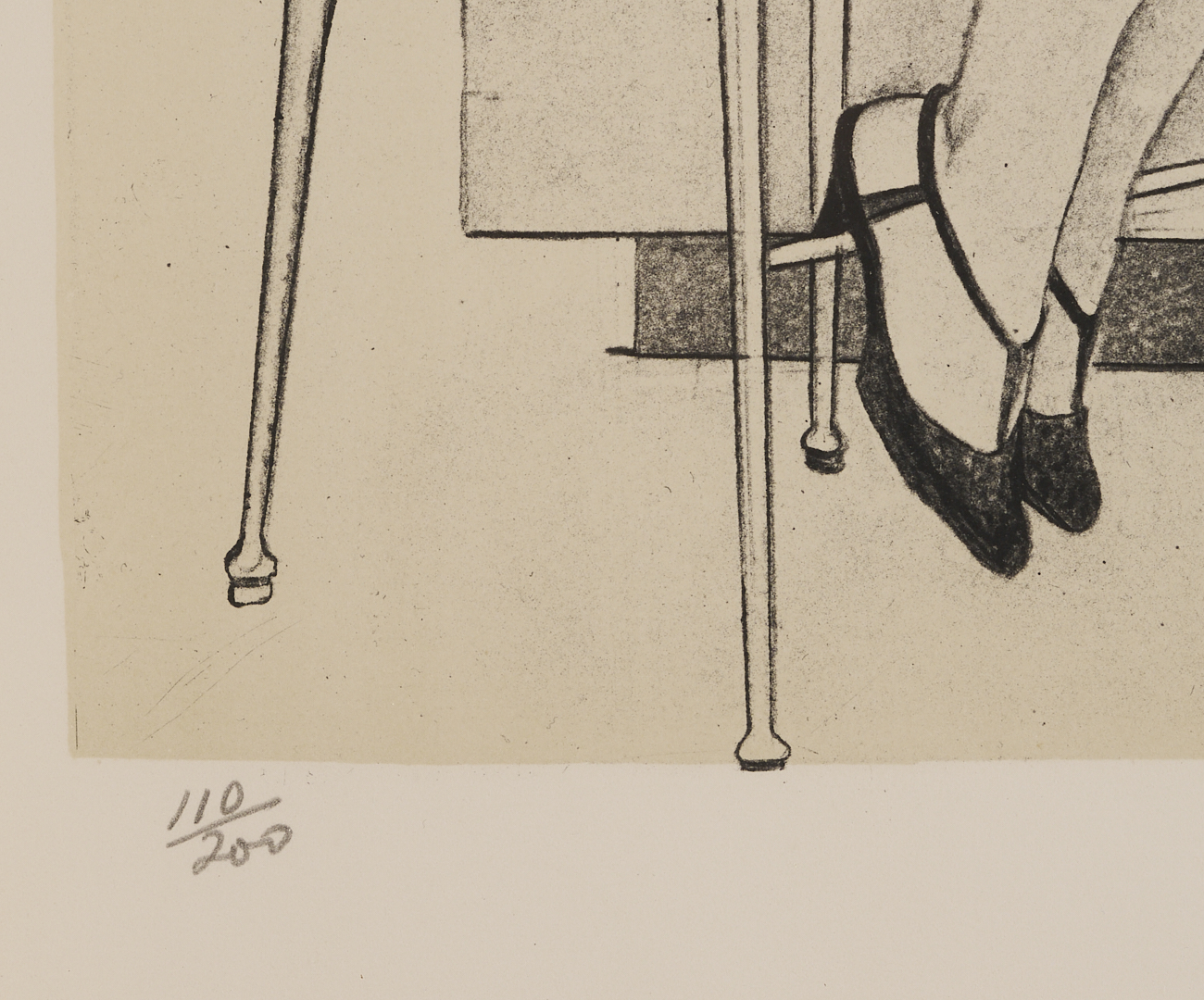 Lot 739: Norman Rockwell Signed Lithograph, Window Washer