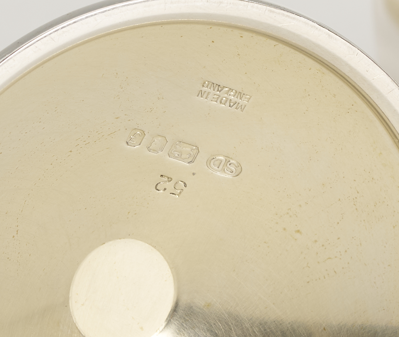 Lot 73: 5 Stuart Devlin Parcel Gilt Silver Goblets, English Rose Pattern