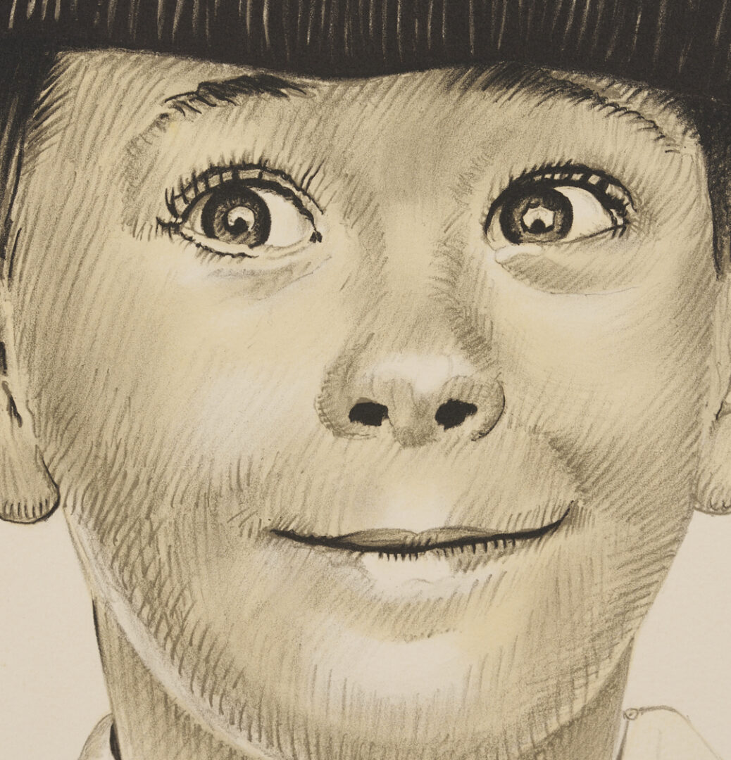 Lot 740: Norman Rockwell Signed Lithograph, Big Day