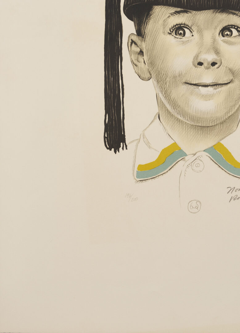 Lot 740: Norman Rockwell Signed Lithograph, Big Day