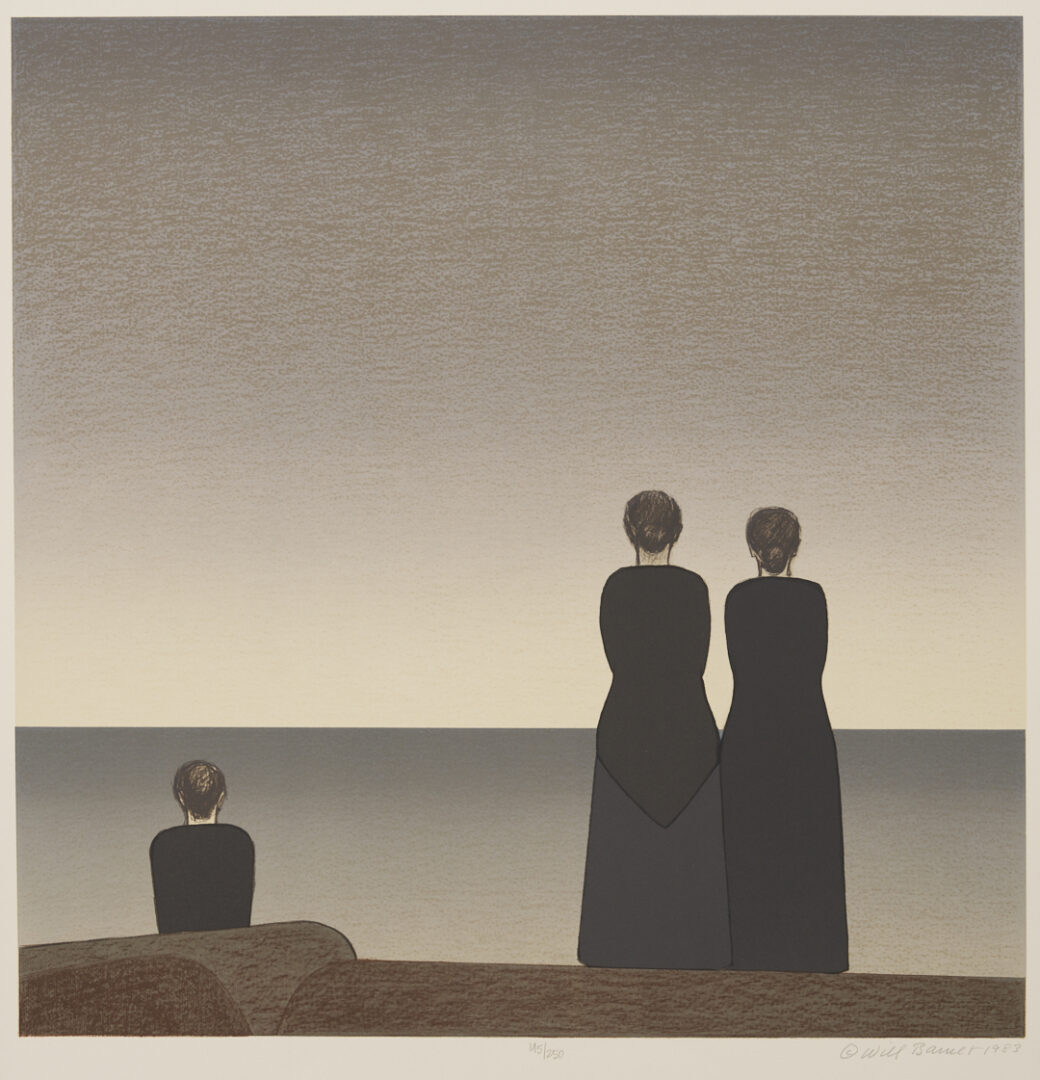 Lot 741: Will Barnet Lithograph, Peter Grimes from the Metropolitan Opera Fine Art II Portfolio