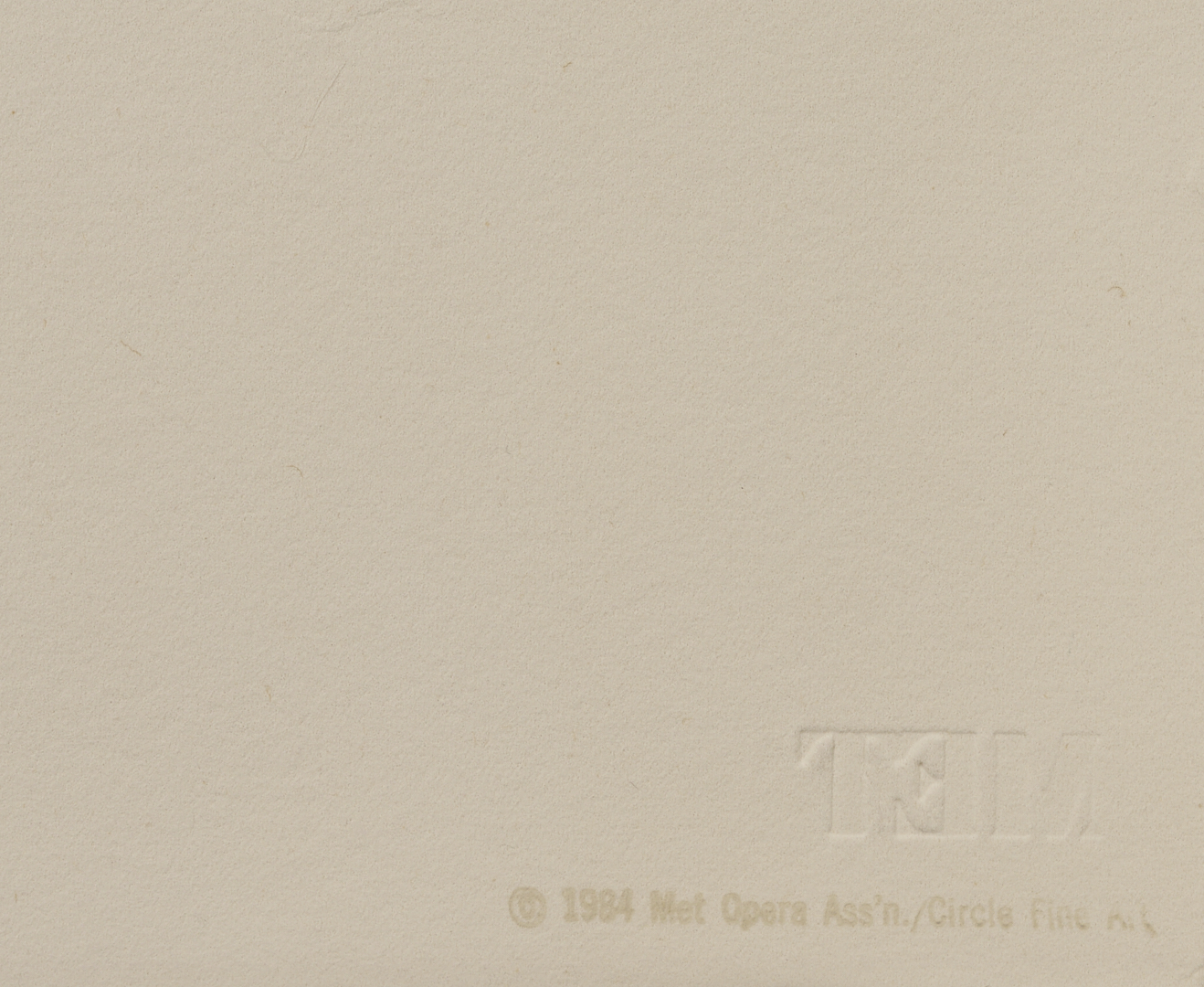 Lot 741: Will Barnet Lithograph, Peter Grimes from the Metropolitan Opera Fine Art II Portfolio