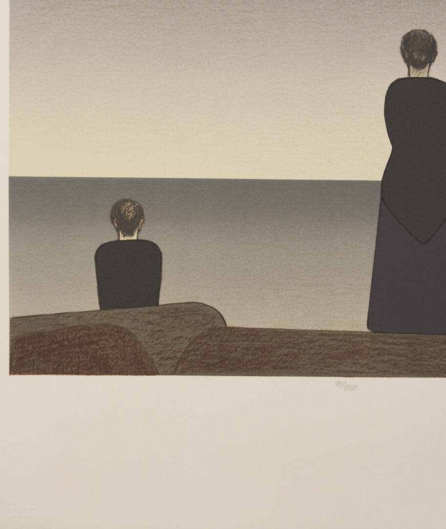 Lot 741: Will Barnet Lithograph, Peter Grimes from the Metropolitan Opera Fine Art II Portfolio