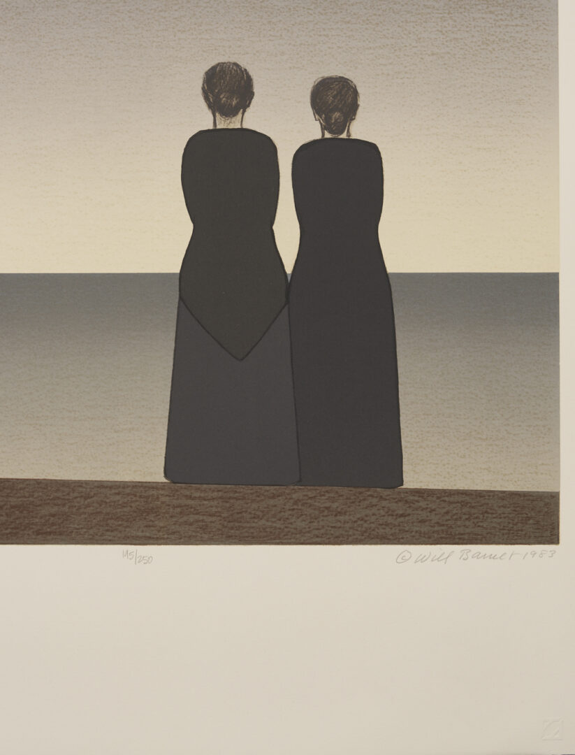 Lot 741: Will Barnet Lithograph, Peter Grimes from the Metropolitan Opera Fine Art II Portfolio