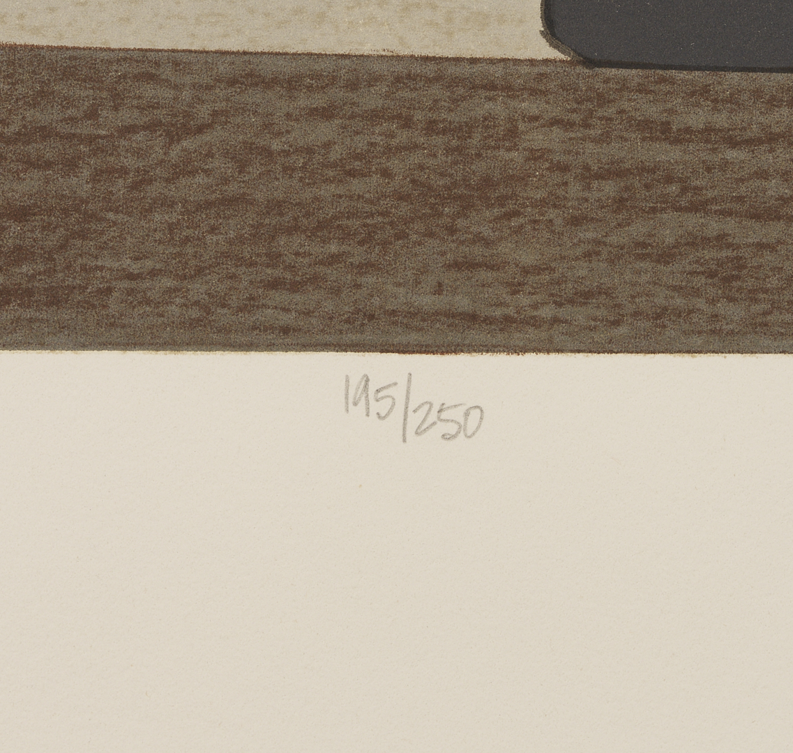 Lot 741: Will Barnet Lithograph, Peter Grimes from the Metropolitan Opera Fine Art II Portfolio