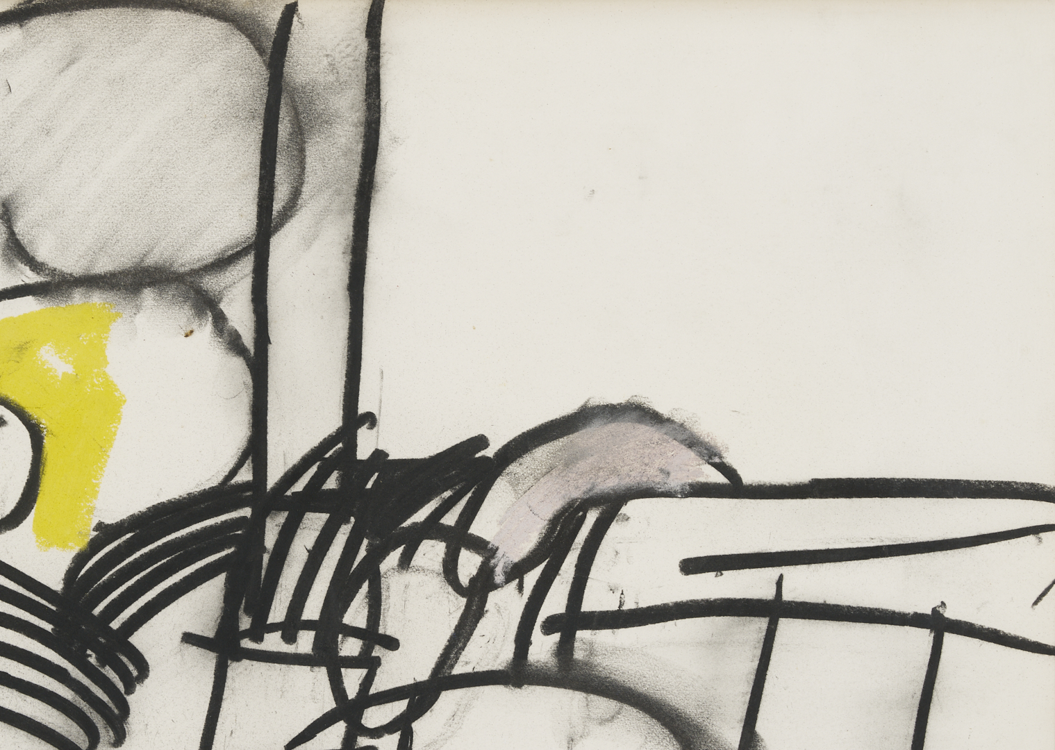 Lot 742: Joseph J. Steffanelli Mixed Media Abstract Composition