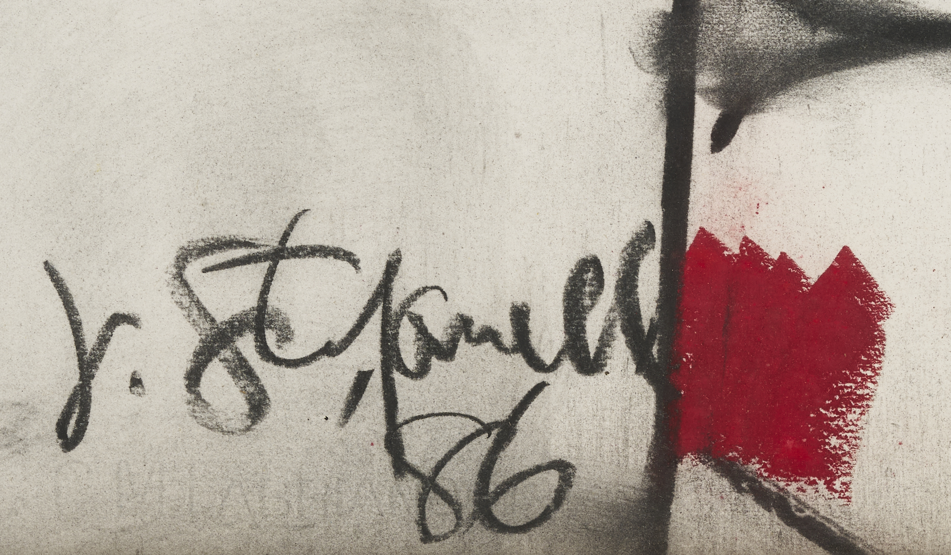 Lot 742: Joseph J. Steffanelli Mixed Media Abstract Composition