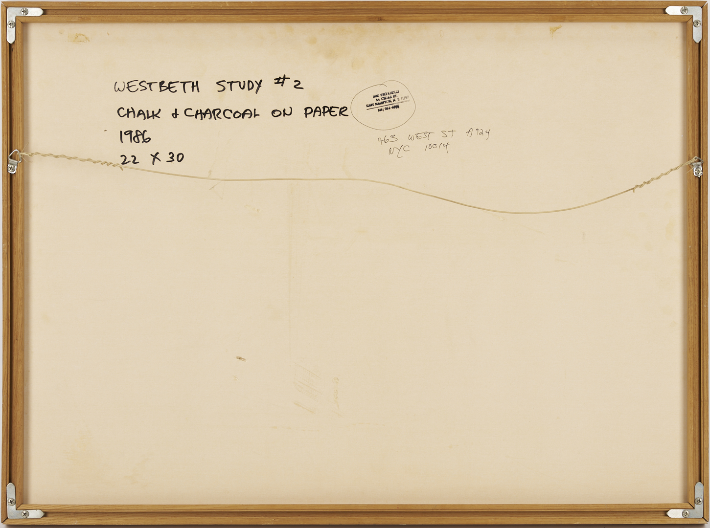 Lot 742: Joseph J. Steffanelli Mixed Media Abstract Composition