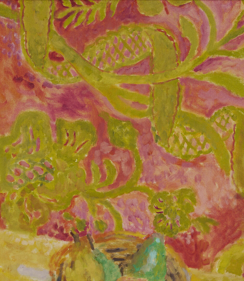 Lot 743: Jean Venitien O/C Painting, Still Life with Pears