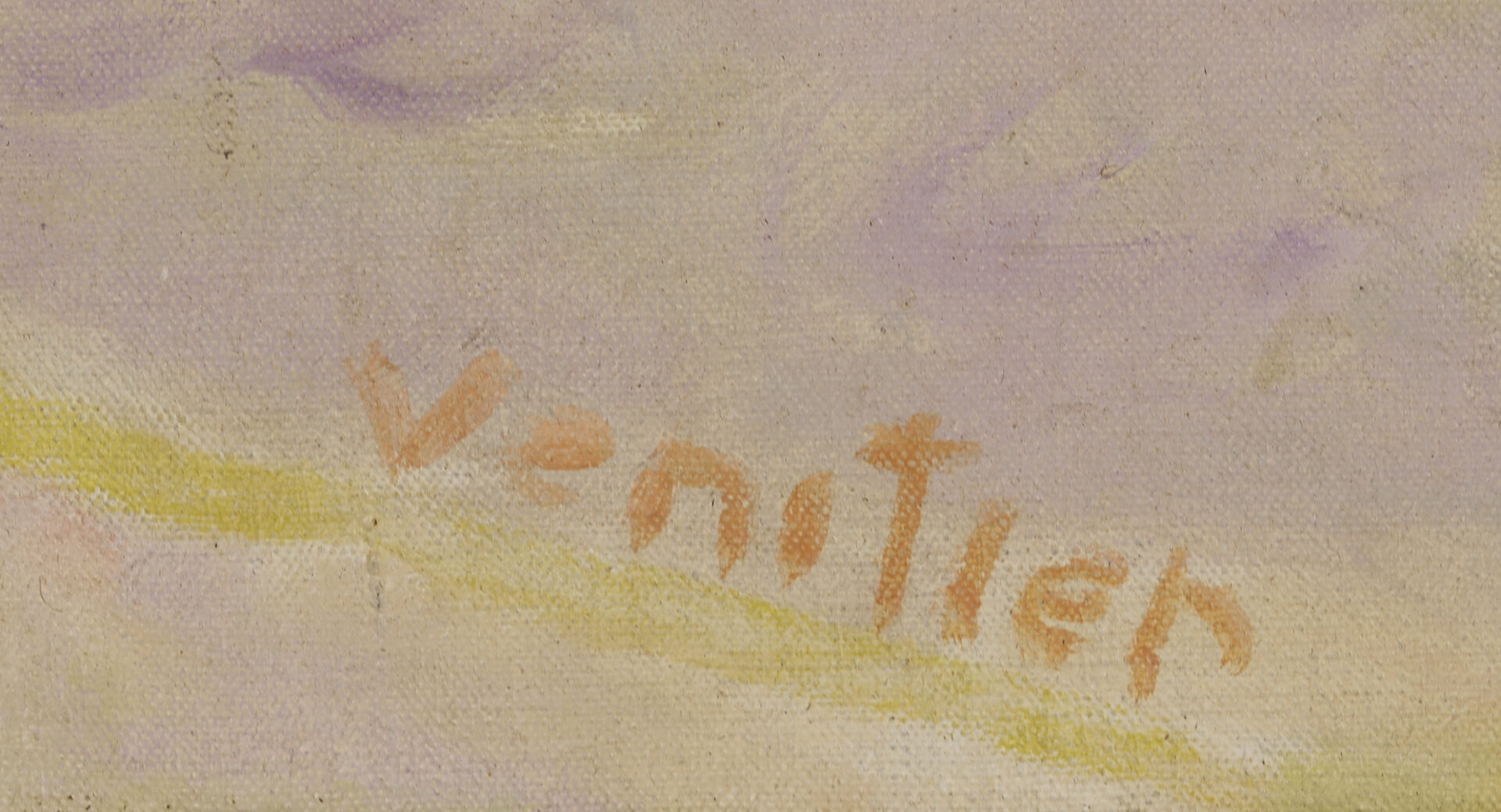 Lot 743: Jean Venitien O/C Painting, Still Life with Pears