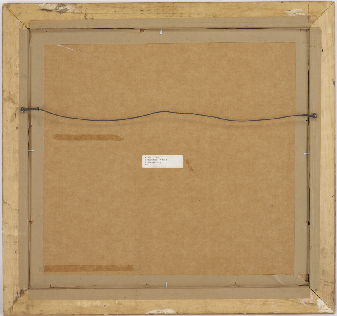 Lot 745: Picasso Etching, Greek Flautist & Nude Dancer from La Celestine, 1971