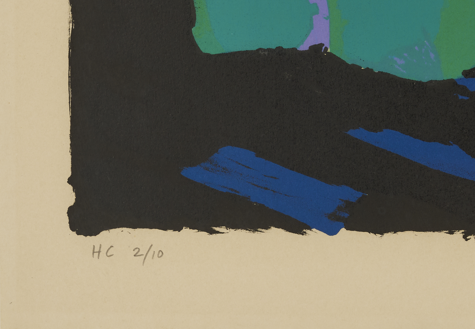 Lot 746: Karel Appel Signed Lithograph, Fighting Cat