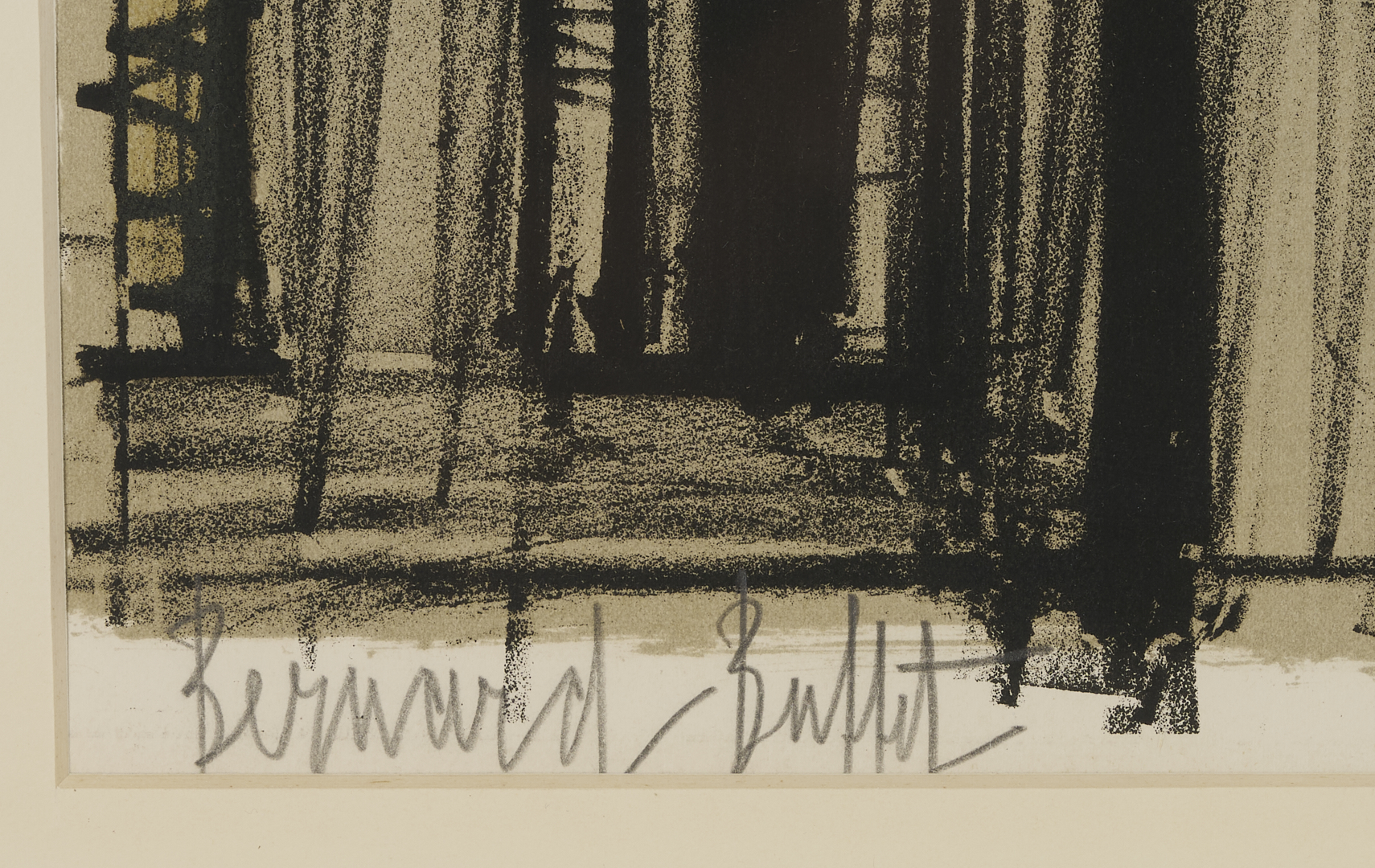 Lot 747: Bernard Buffet Signed Lithograph, Paris Le Sacre Coeur