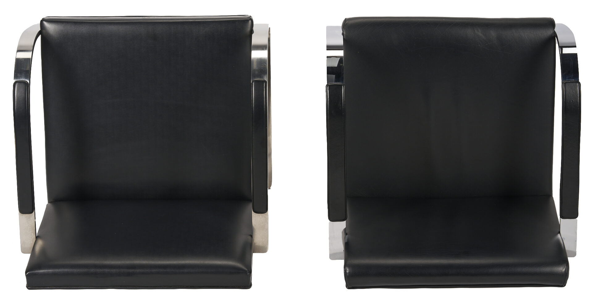 Lot 753: Pair of Knoll Mid-Century Brno Flat Bar Chairs