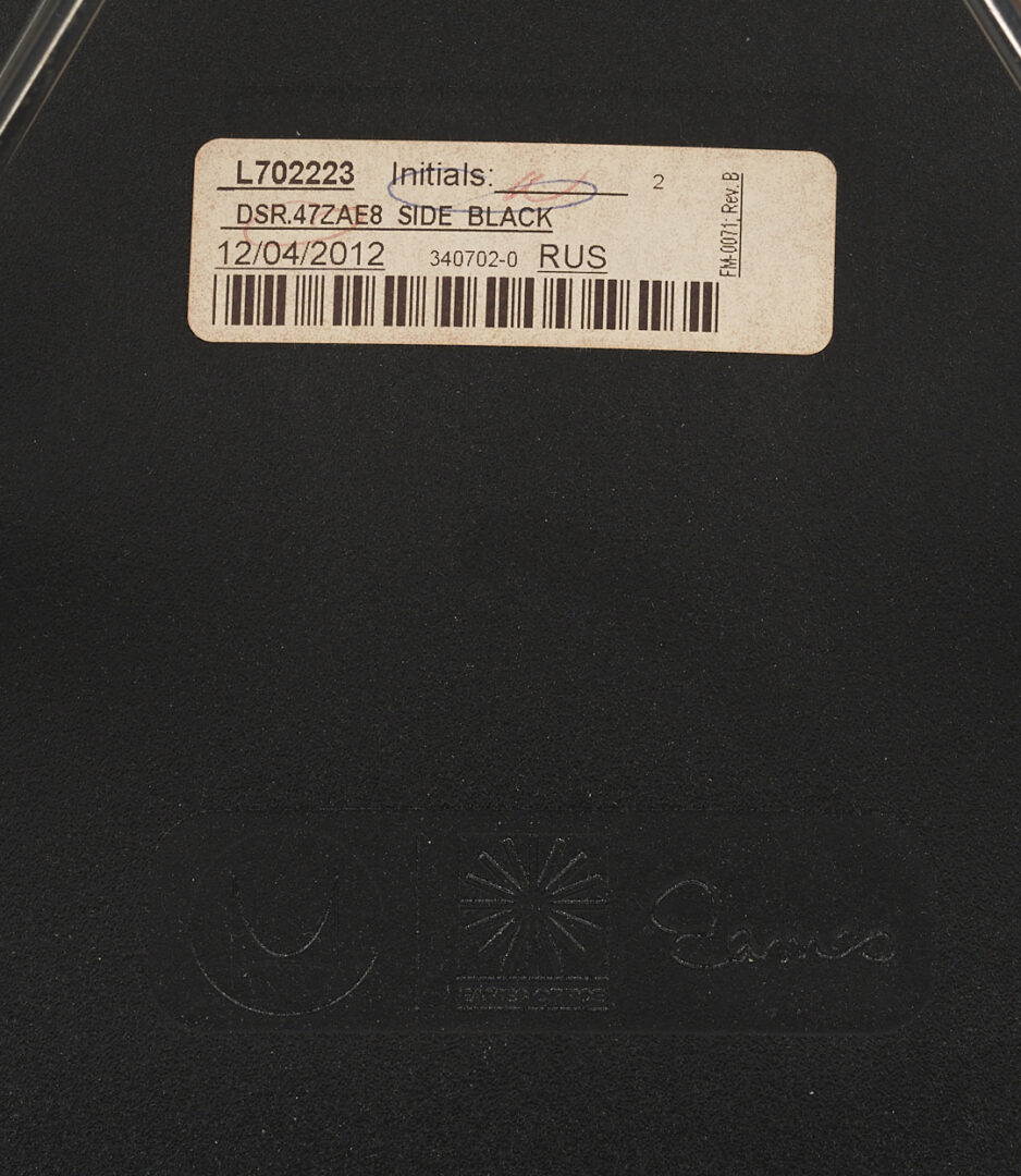 Lot 754: 4 Eames Designed Mid-Century Chairs