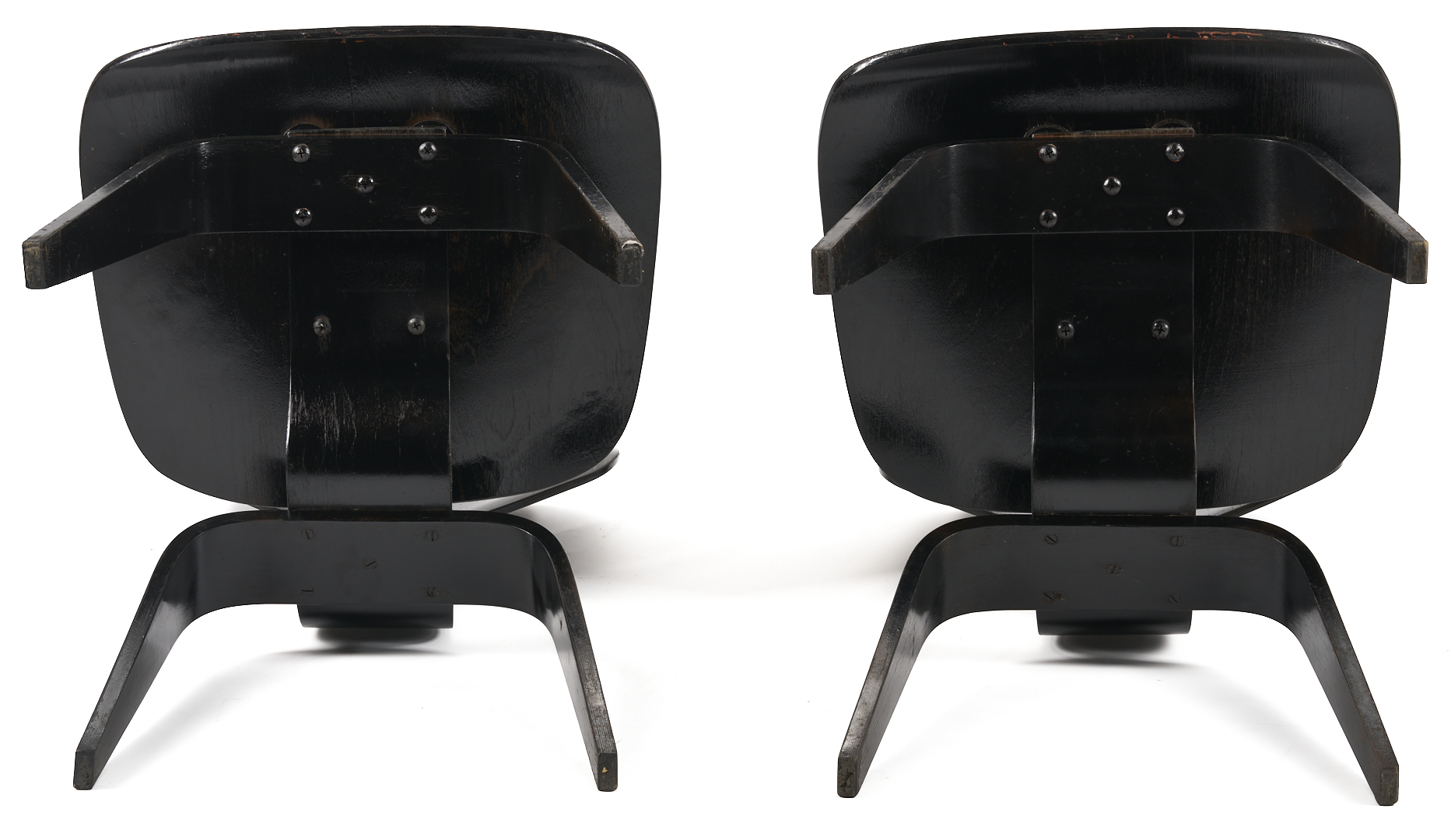 Lot 754: 4 Eames Designed Mid-Century Chairs