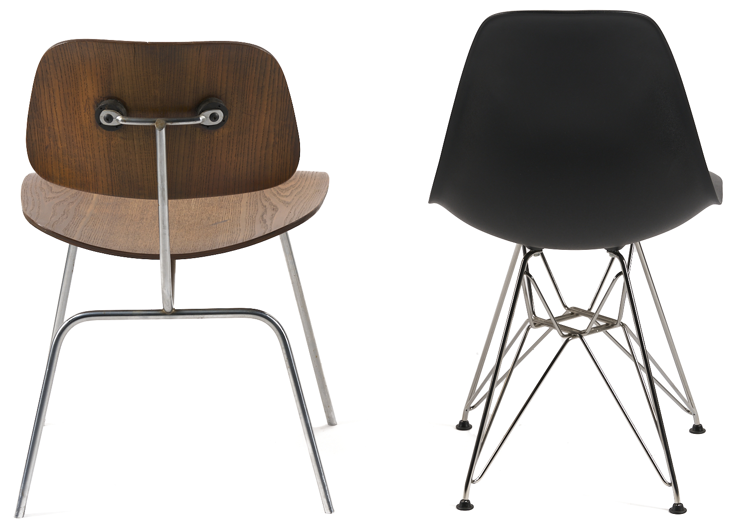 Lot 754: 4 Eames Designed Mid-Century Chairs
