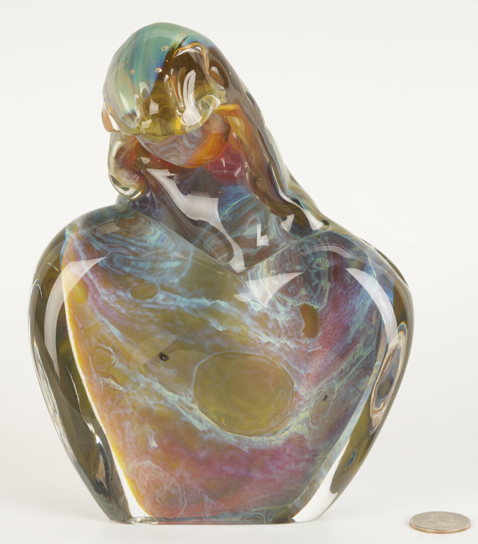 Lot 755: Silvano Signoretto Madonna Glass Sculpture