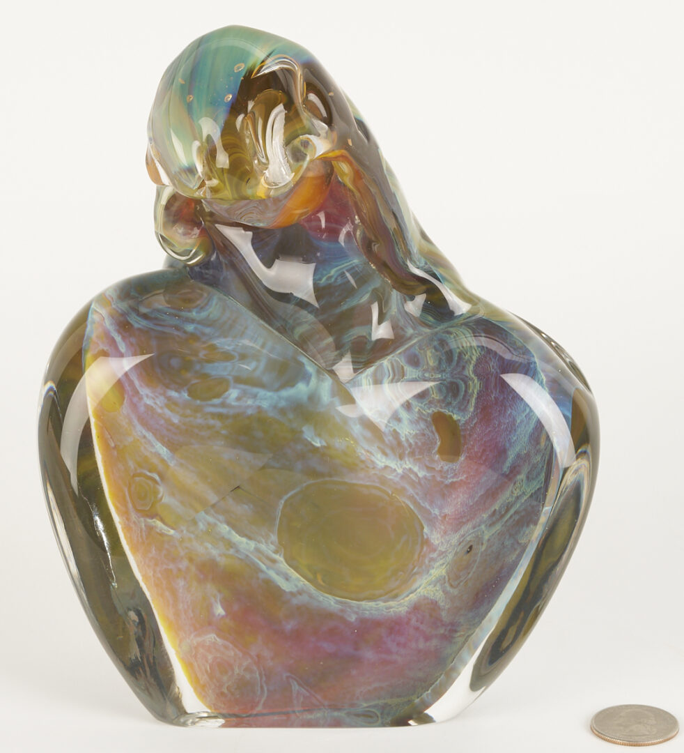 Lot 755: Silvano Signoretto Madonna Glass Sculpture