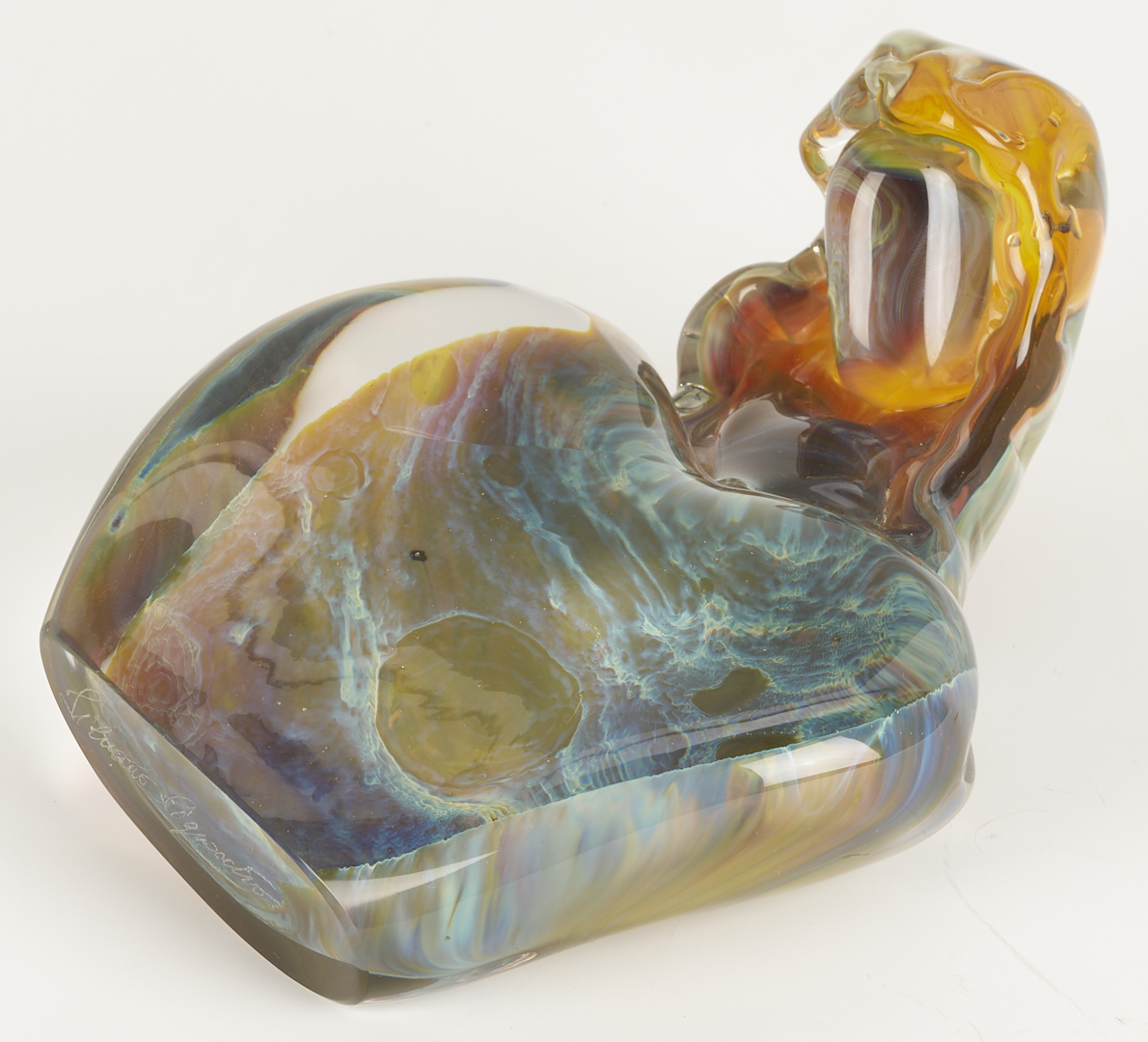 Lot 755: Silvano Signoretto Madonna Glass Sculpture