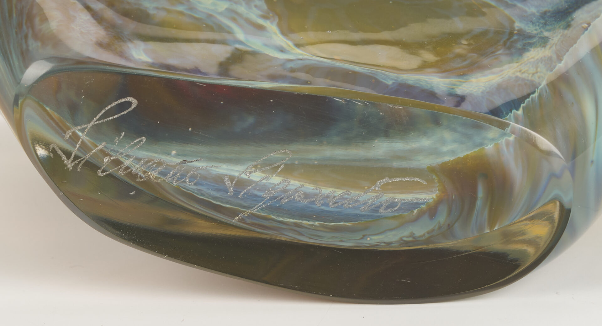 Lot 755: Silvano Signoretto Madonna Glass Sculpture