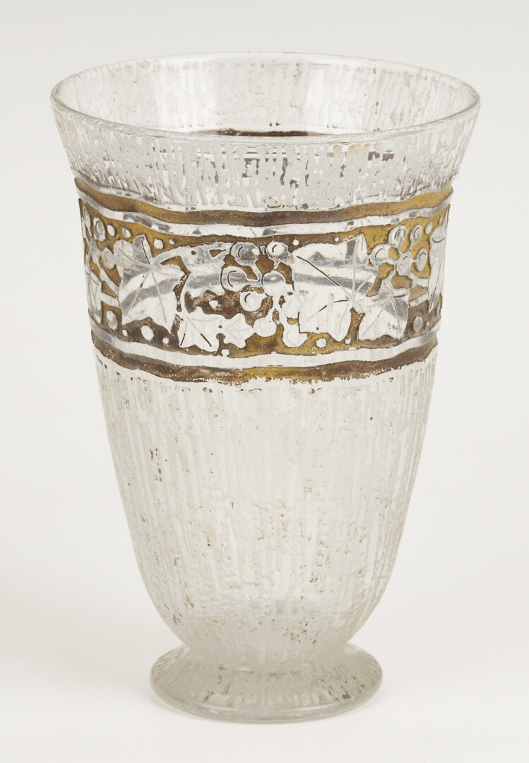 Lot 756: Galle Cameo Glass Atomizer & Daum Nancy France Art Deco Vase