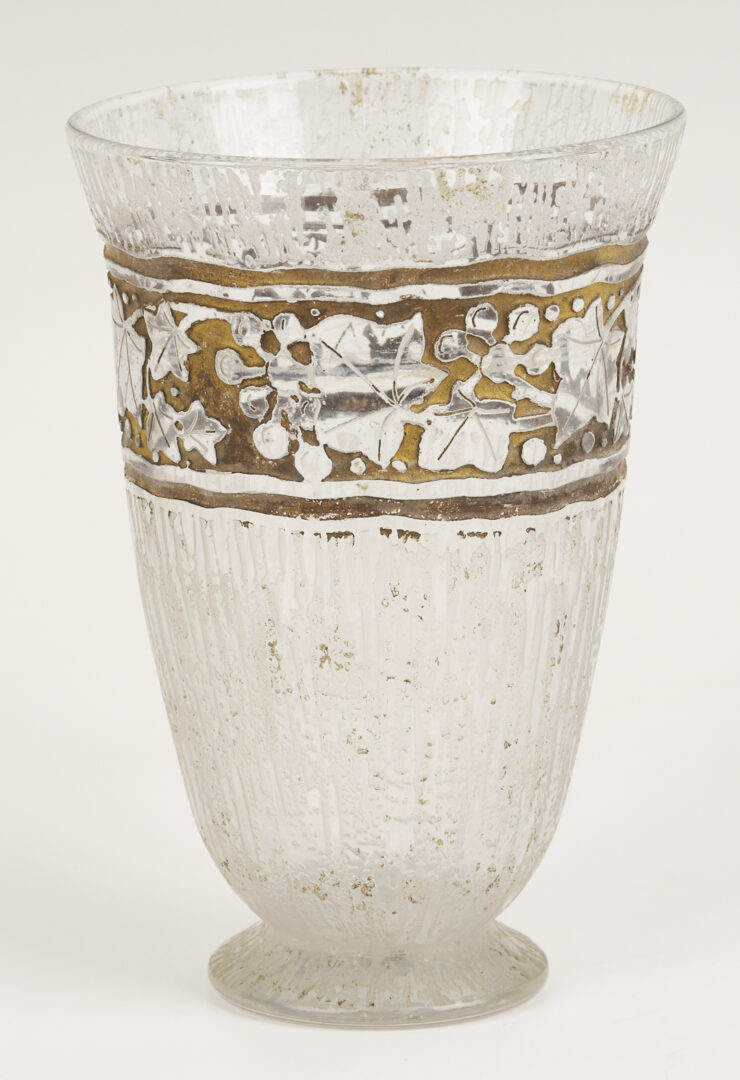 Lot 756: Galle Cameo Glass Atomizer & Daum Nancy France Art Deco Vase