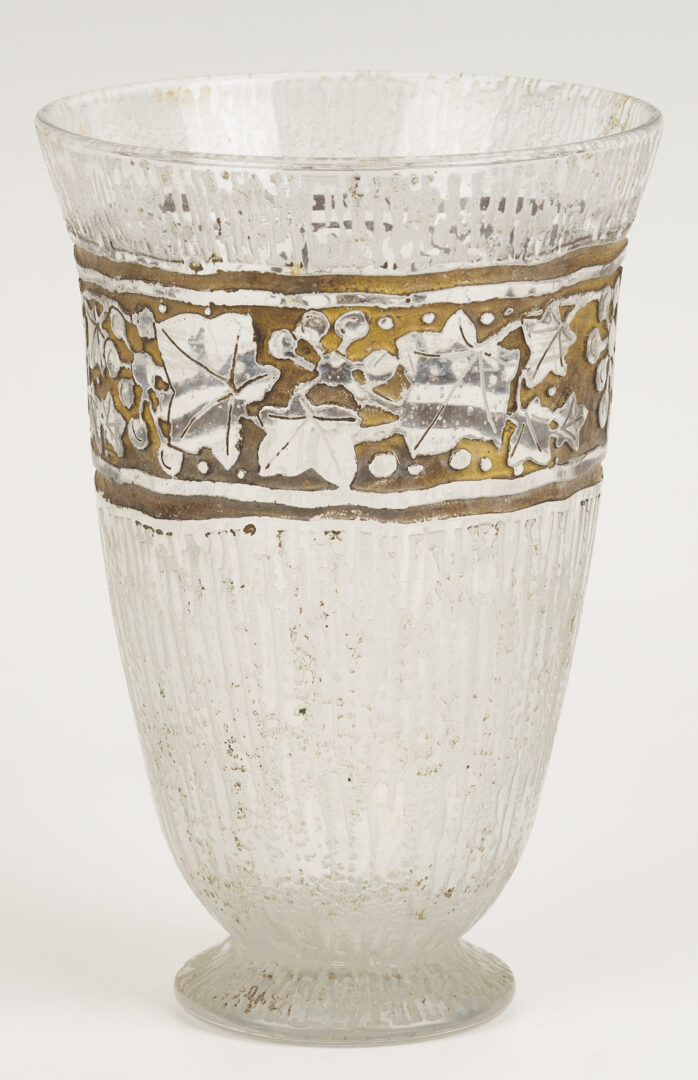 Lot 756: Galle Cameo Glass Atomizer & Daum Nancy France Art Deco Vase