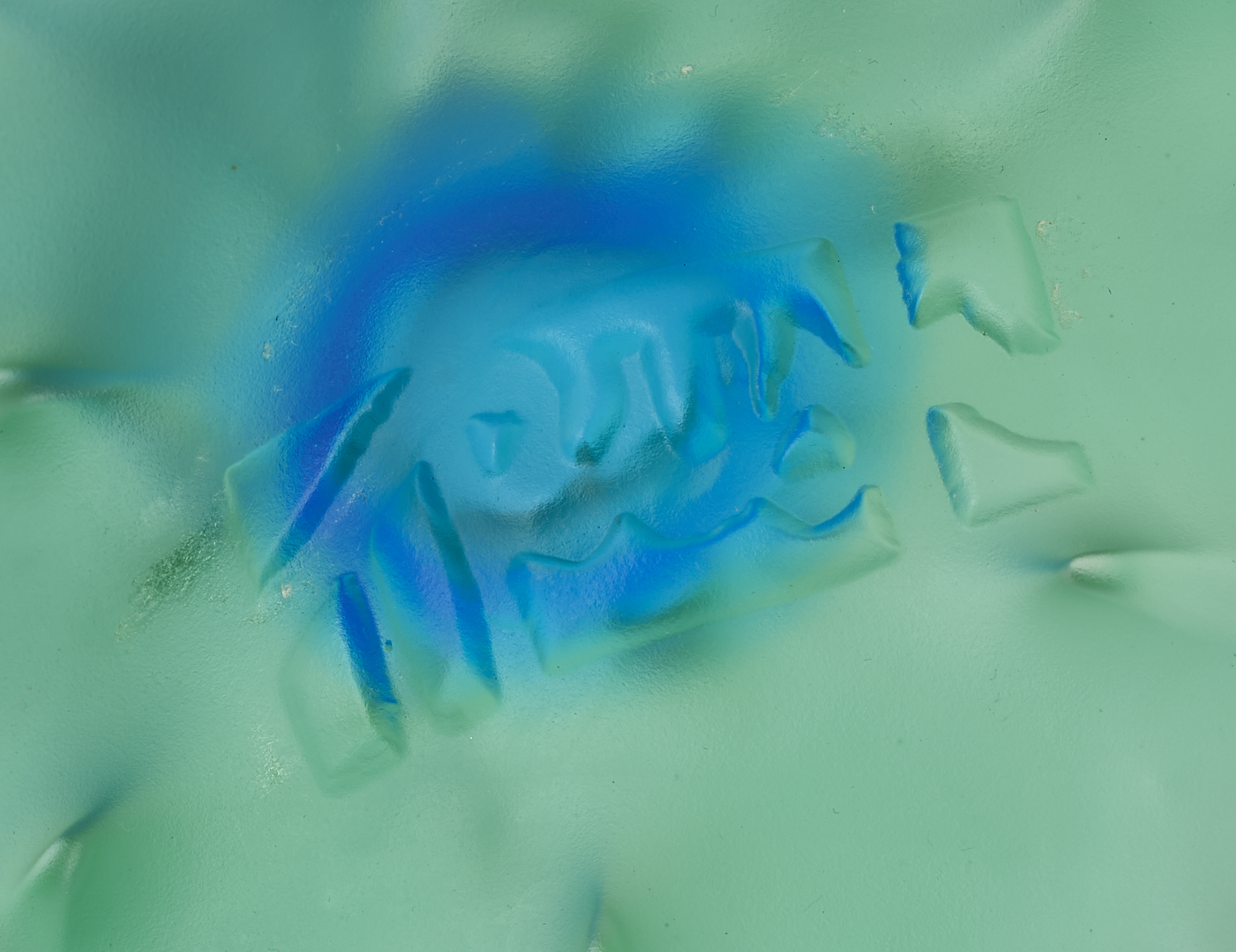 Lot 757: Tommie Rush Flower Vase & Lalique Cylindrical Vase