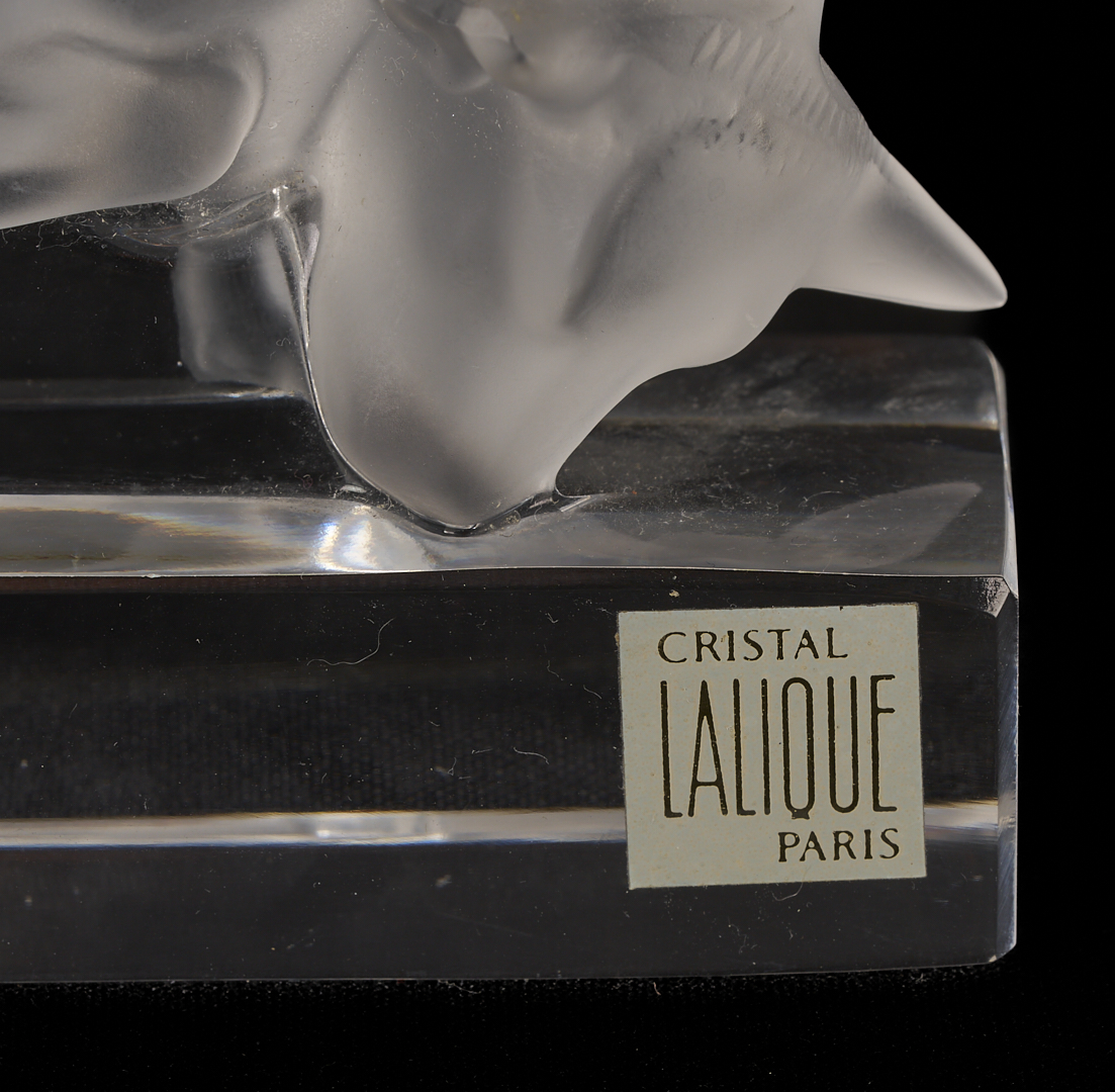 Lot 758: 7 Lalique Glass Figures & Sculptures