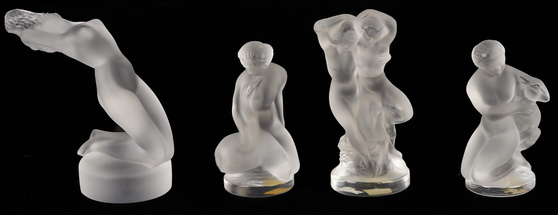 Lot 758: 7 Lalique Glass Figures & Sculptures