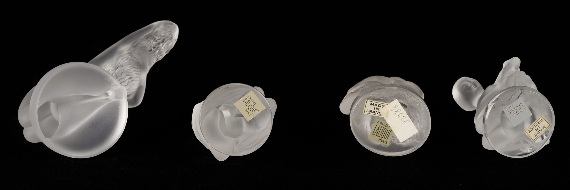 Lot 758: 7 Lalique Glass Figures & Sculptures