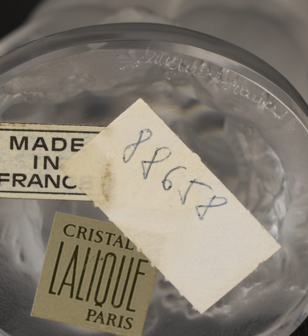 Lot 758: 7 Lalique Glass Figures & Sculptures