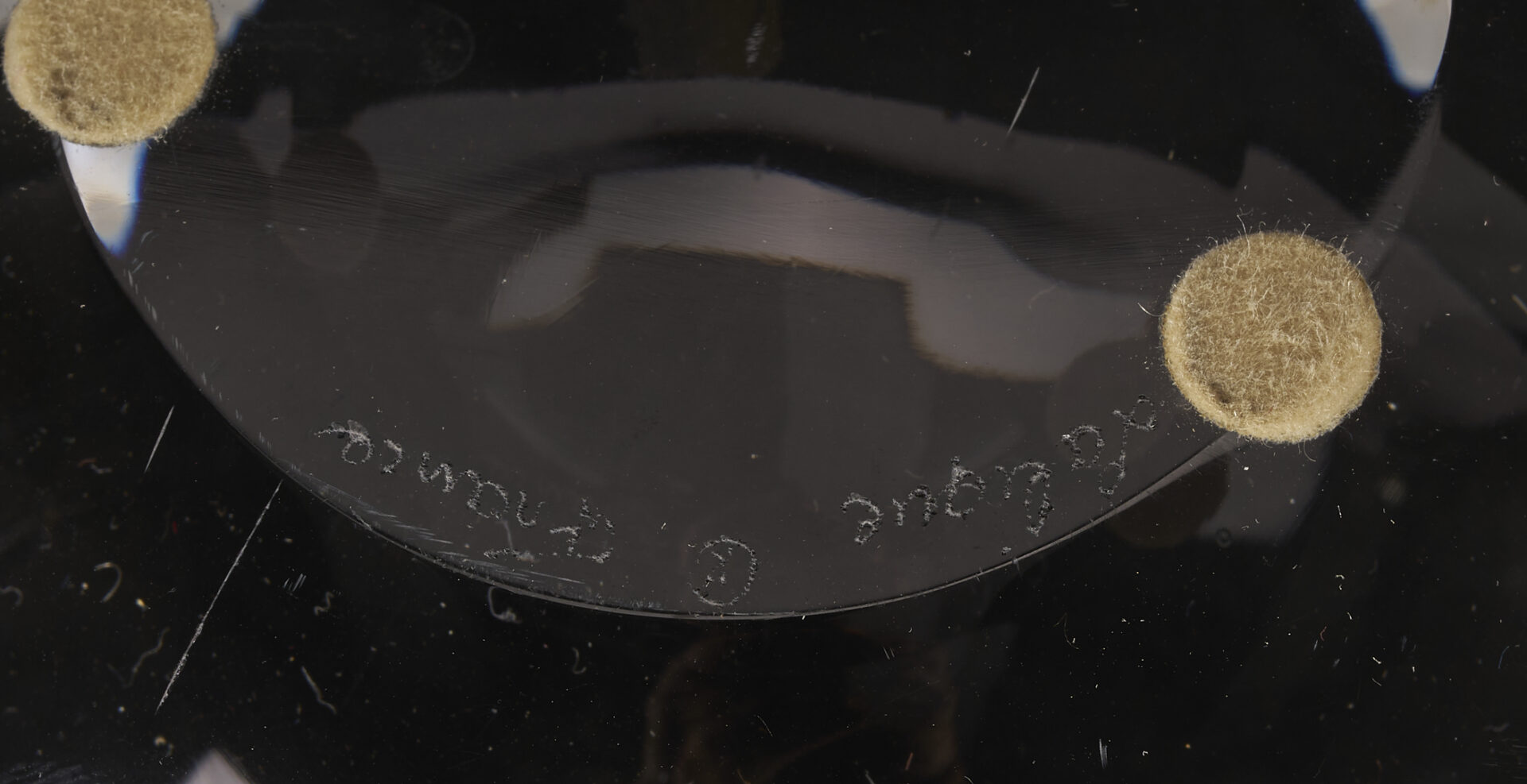 Lot 759: 12 Lalique Glass Items, incl. Pin Trays, Perfume Bottles