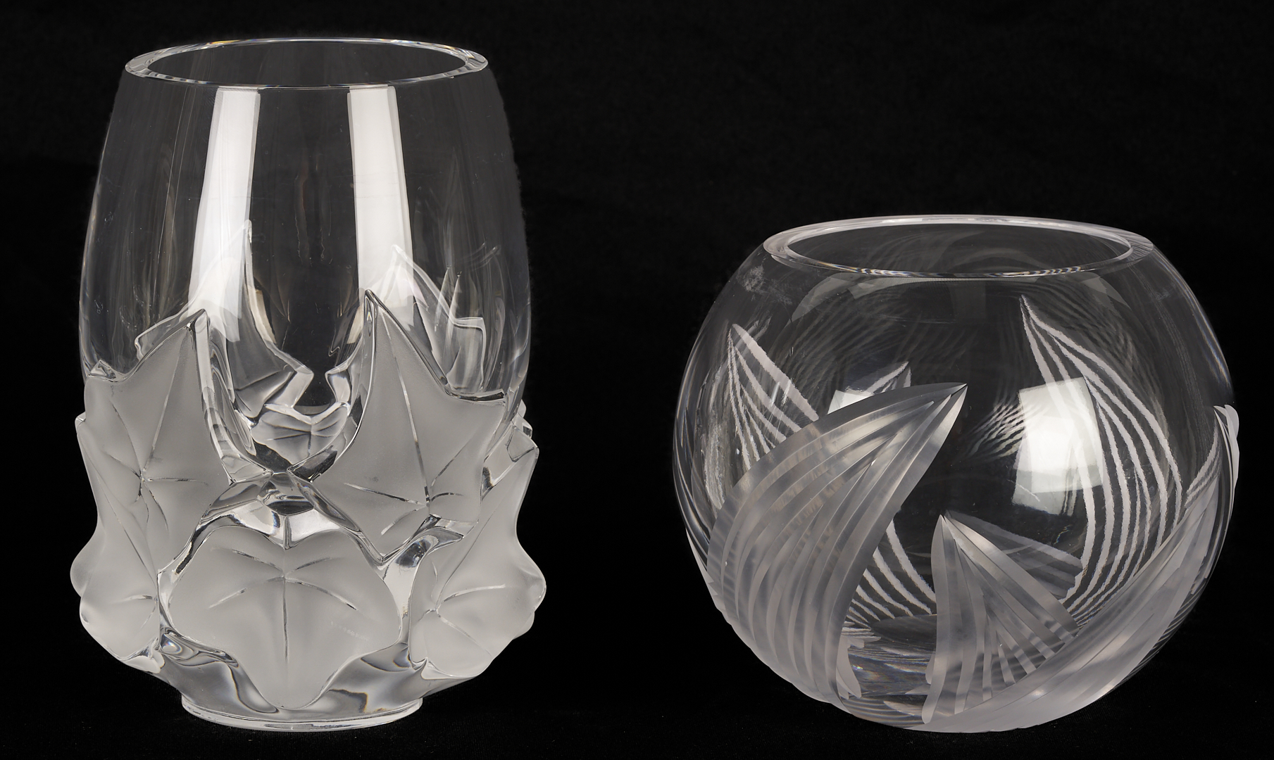 Lot 760: 4 Crystal Table Items, incl. Lalique