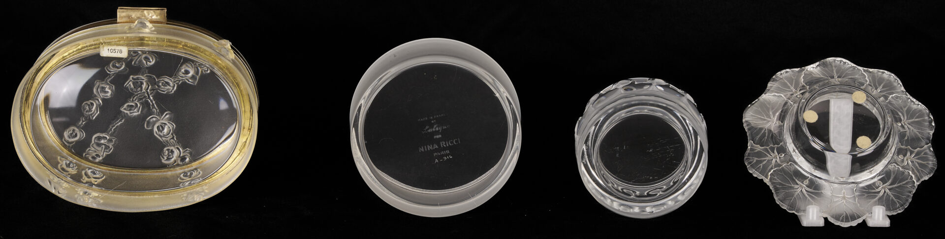 Lot 762: 8 Lalique France Crystal Items