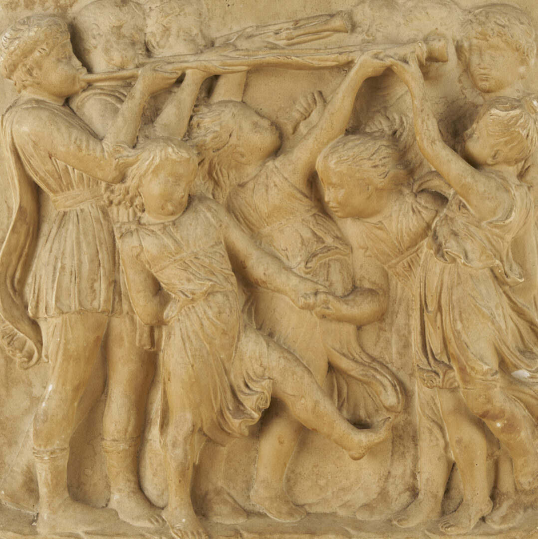 Lot 764: Pair of Pietro Caproni Plaster Casts after Della Robia