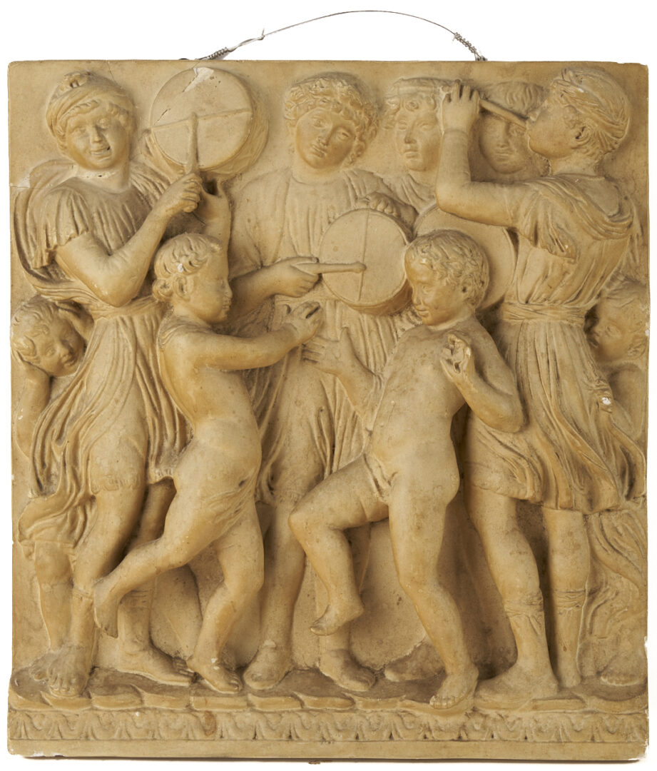 Lot 764: Pair of Pietro Caproni Plaster Casts after Della Robia
