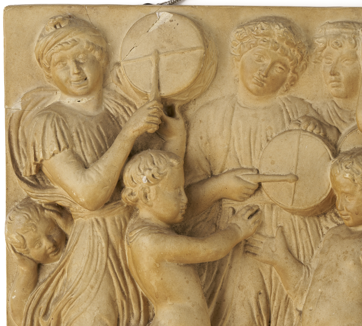 Lot 764: Pair of Pietro Caproni Plaster Casts after Della Robia