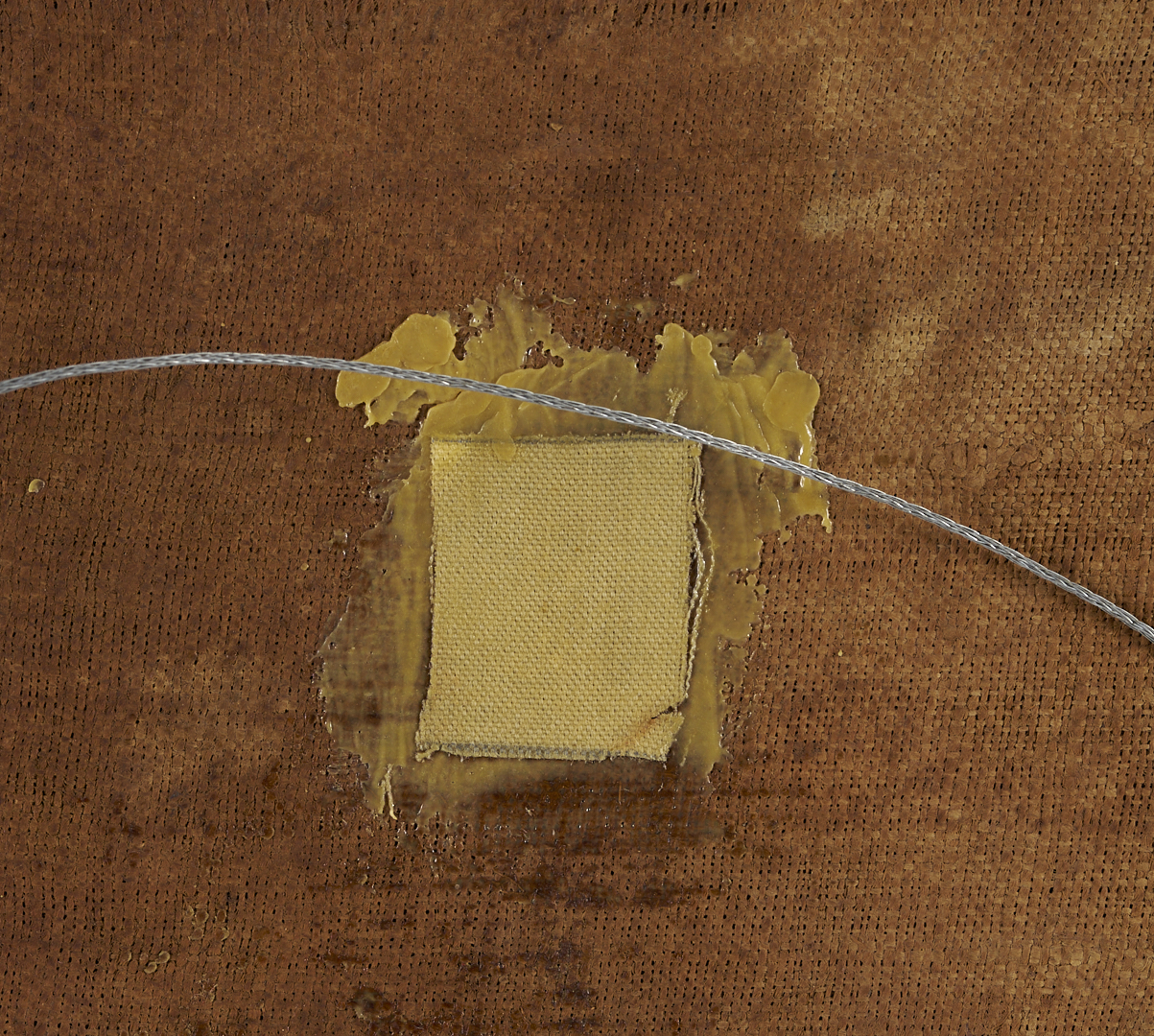 Lot 766: Continental 18th C. Landscape Painting w/ Dogs, Horses & Rider