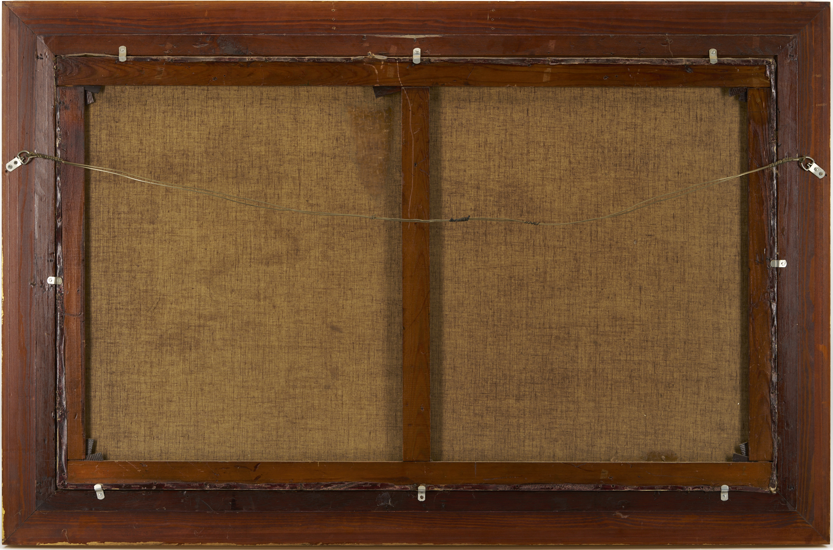 Lot 770: Large W. George English Landscape Oil, Near Maidenhead on Thames