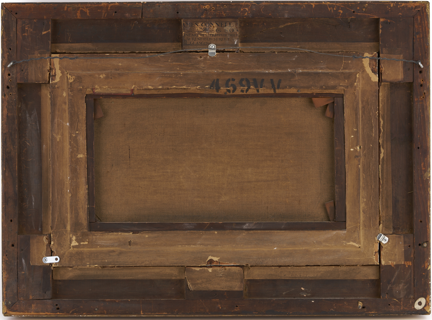 Lot 771: Robert Noble O/C Painting, Scottish Landscape with River