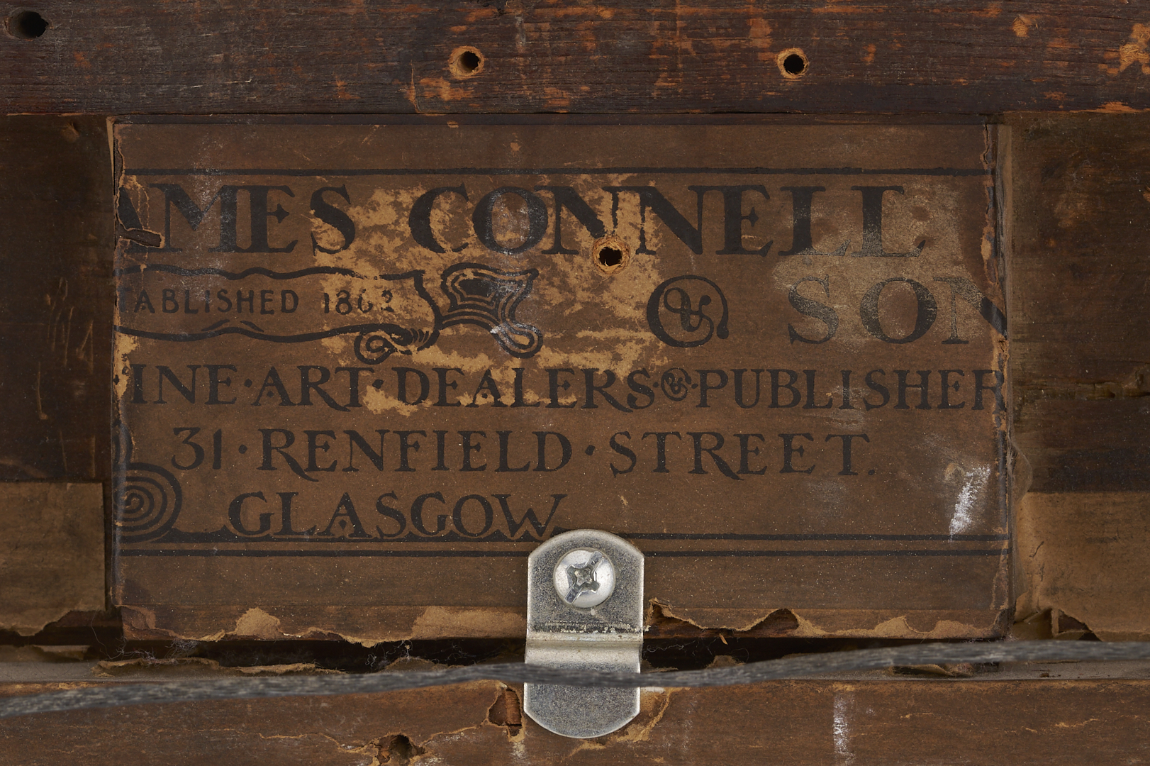 Lot 771: Robert Noble O/C Painting, Scottish Landscape with River